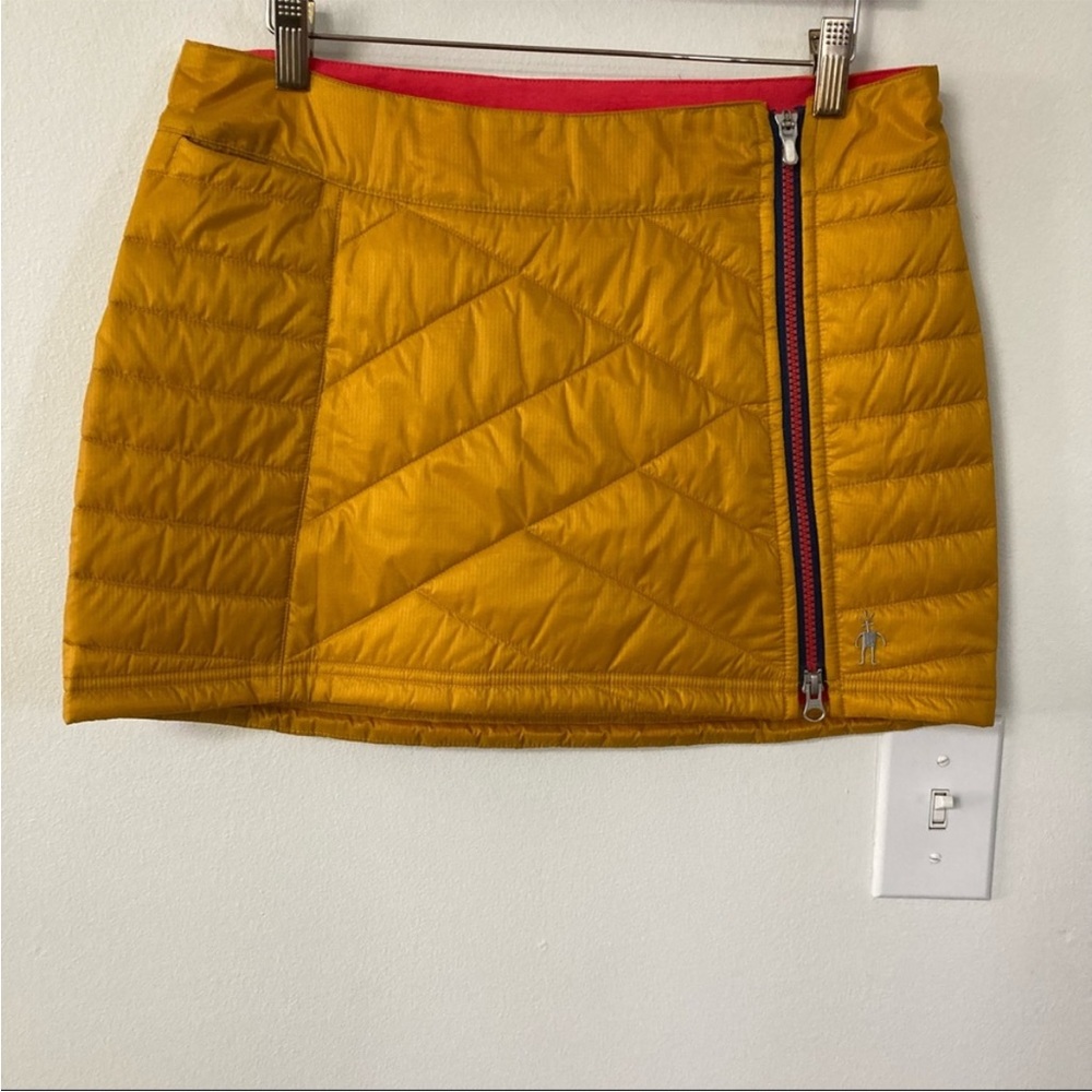 Smartwool insulated skirt.  SZ S. Yellow/gold - Picture 3 of 5